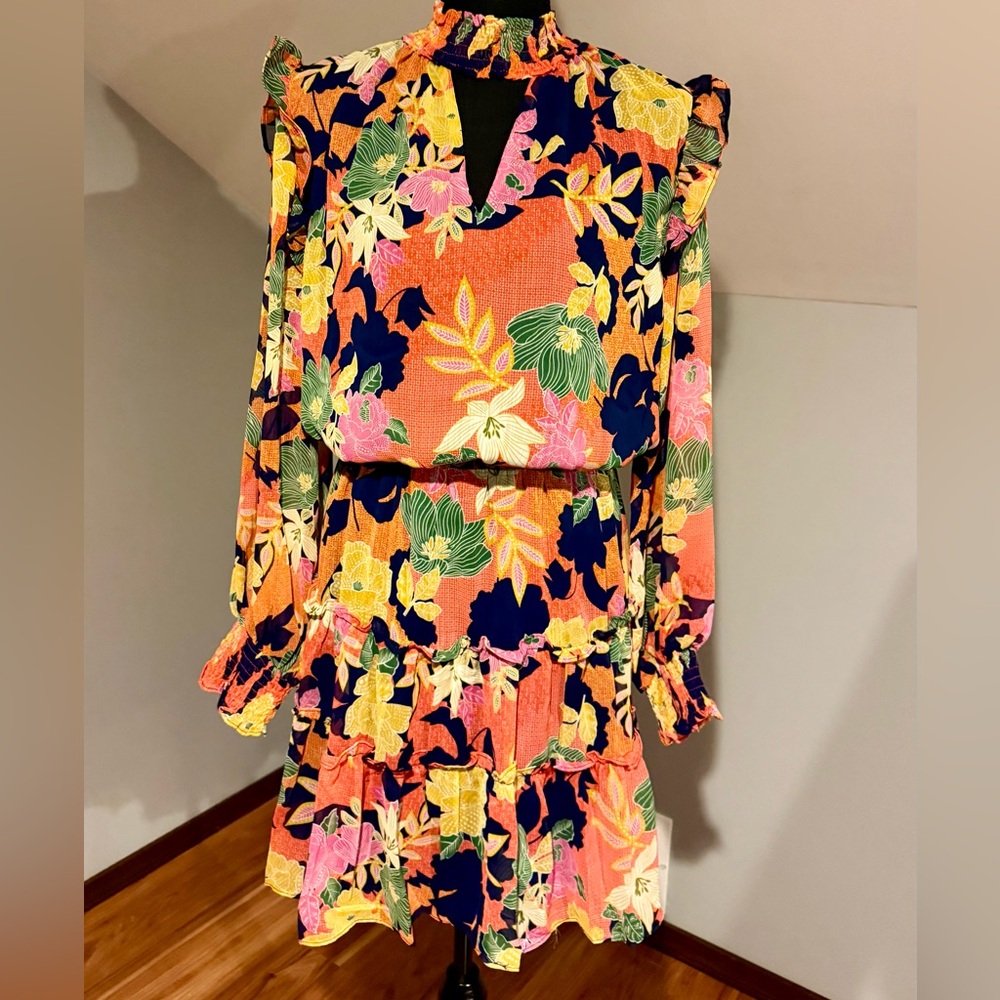 Fate Curve Floral Dress